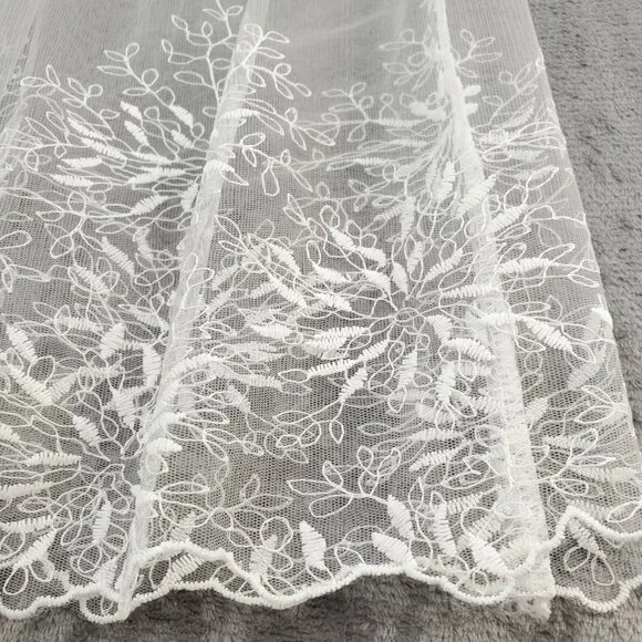 Womens S Lace Skirt Petticoat Half Slip Dainty Splice Floral Formal Underskirt - Picture 3 of 5